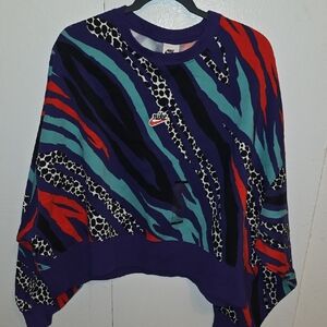 Nike Multicolor Animal Pattern Sweatshirt